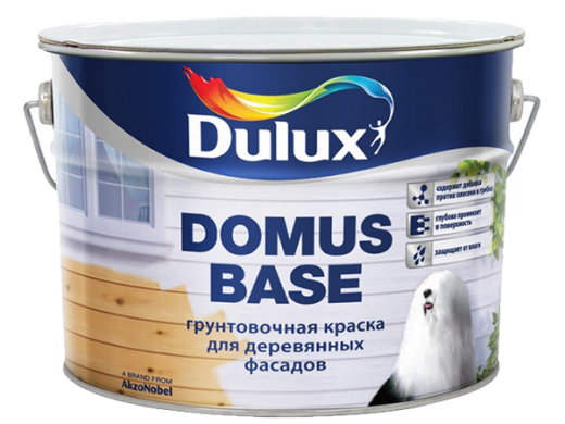 Краска DULUX DOMUS BASE матовая белая 10л