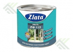 Эмаль ПФ-115 Zlata 2,7кг желтая