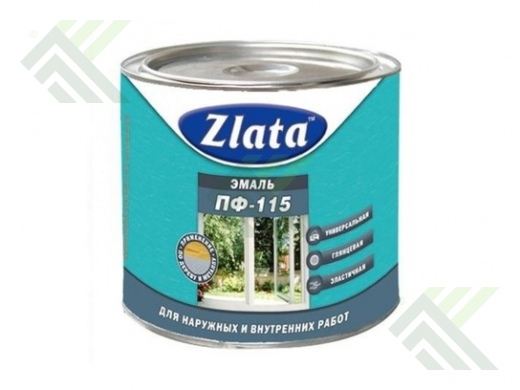 Эмаль ПФ-115 Zlata 2,7кг желтая