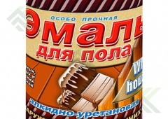 Эмаль БЕЛЫЙ ДОМ для пола 0,9кг мокрый асфальт