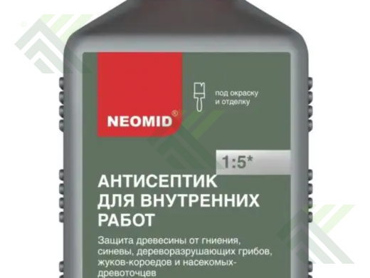 Средство НЕОМИД 400 eco деревозащитный д/внутр. работ 1л