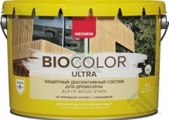 Пропитка д/дерева НЕОМИД BIO COLOR ULTRA NEW тик 9л