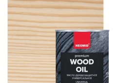 Масло деревозащитное НЕОМИД PREMIUM 0.75л. белый
