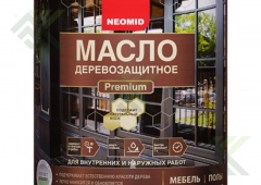 Масло деревозащитное НЕОМИД PREMIUM 0.75л. синий сапфир