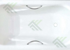 Ванна чугунная MARONI COLOMBO 150х75х42см с ручками УЦЕНКА