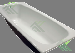 Ванна чугунная Грация 170х70см белая