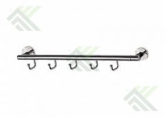 L207-5 держатель для полотенца + 5 крючков