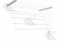 Сушилка для ванн потолочная 220 см.