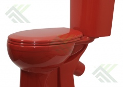 Унитаз-компакт Дора красный
