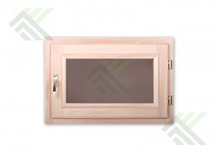 Оконный блок  900х900мм банный липа (тонир. двойное стекло)