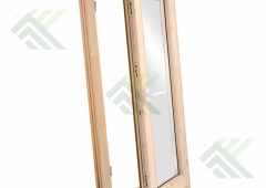 Оконный блок 1,2 х 0,6м ОДОСП (стеклопакет,уплотн,зам.)