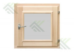 Оконный блок  400х500мм банный липа (тонир. двойное стекло)