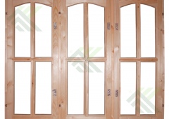 Террасный блок 1,0х1,0м ВРП (одинарный/ европетля/ замки/ стекло/2-ств.)