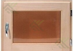 Оконный блок  300х400мм банный липа (тонир. стеклопакет)