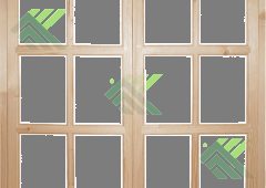 Оконный блок1,2 х 1,2м двойной,квадрат,внутр.(Уд)