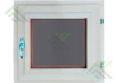 Оконный блок  400х400мм банный липа (тонир. стеклопакет)