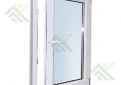 Окно ПВХ  500х500мм одноствор./ поворотное / 2-й ст-пакет/правое