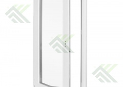 Окно ПВХ 1000х700мм одноствор./ поворот.-откид./ 2-й ст-пакет/левое