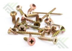 Саморез желтый ассортимент