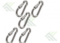 Карабин с фиксатором 10,11,12