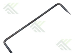 Скоба строительная 8х350х70 кованная