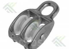 Блок стал. с нейл. роликом двойной 20