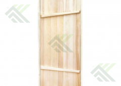 Дверной блок банный осина 800х1800мм (полотно700х1700мм) глухая