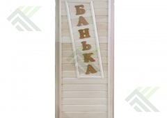 Дверной блок банный липа из полока сорт А 