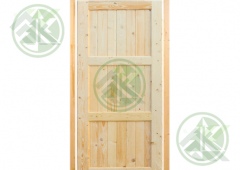 Дверной блок ДГ  21- 7 (полотно 600мм) эконом (вагонка)