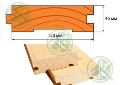 Доска пола 46х120х6м (шт.)    ПОД ОСТАТОК