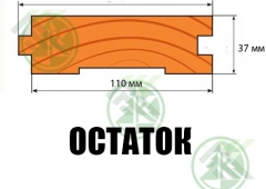 Доска пола 37х110х2000 мм (3 шт./уп.) сорт В /от 10-569р