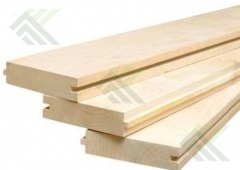 Доска пола 27х135х6000 мм сорт АВ (4 шт./уп.) Б/Н от10уп-3704р  произв-во - г.Киров