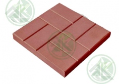 Плитка красная 400х400х50мм  