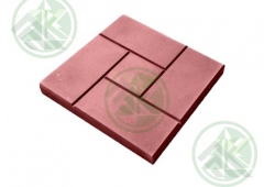 Плитка красная 300х300х30мм 