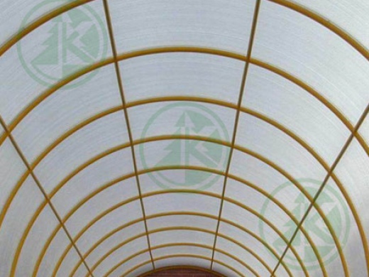 Поликарбонат сотовый10мм (цвет- прозрачный) ширина 2,1м