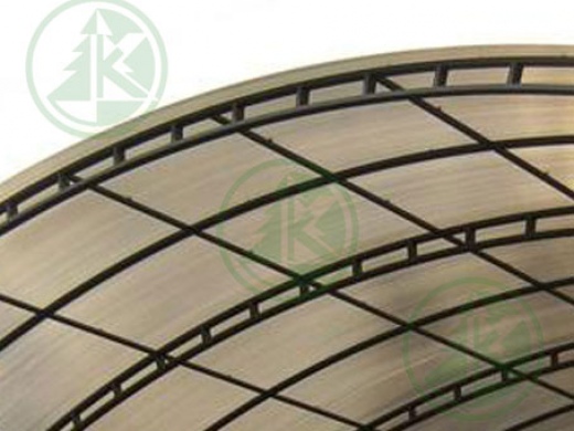 Поликарбонат сотовый10мм (цвет-бронза) ширина 2,1м
