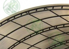 Поликарбонат сотовый 6мм (цвет-бронза) ширина 2,1м  б/у