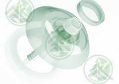 Термошайба поликарбоната универсальная (цвет- прозрачный)