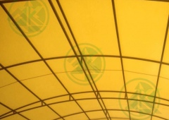 Поликарбонат сотовый 8мм (цвет-желтый) ширина 2,1м