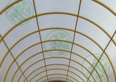 Поликарбонат сотовый 8мм (цвет- прозрачный) ширина 2,1м