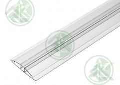 Профиль соединительный  4-6мм поликарбоната (цвет-прозрачный) длина 6м