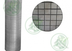 Сетка сварная  10х10х0,8мм (ширина 1м) оцинкованная