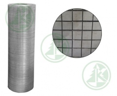 Сетка сварная  10х10х0,8мм (ширина 1м) оцинкованная