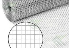 Сетка сварная   6х6х0,5мм (ширина 1м) оцинкованная
