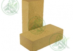 Кирпич шамотный (огнеупорный) ША-8 одинарный (цвет-желтый) (по Б/Н от 324шт -130р.)