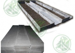 Лист плоский а/ц 1750х240х6-8мм (ТУ) н/прес