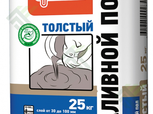 Наливной пол СТАРАТЕЛИ толстый 25 кг УЦЕНКА