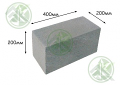 Блок фундаментный 200х200х400мм (по Б/Н от 100-202р)