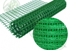 Сетка ПВХ  СР-50 садовая решетка (рулон 1,0х20м/яч.50х50мм) хаки