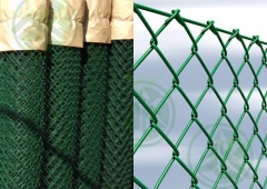 Сетка плетеная  50х50 (1,8х10м) Рабица с Полимерным Покрытием (зеленая)